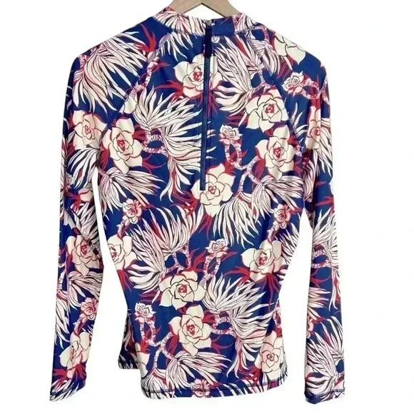 J. Crew | Long Sleeve Rash Guard Tropical Floral - Picture 2 of 6